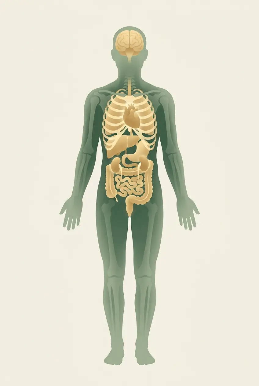 Illustration of the human body